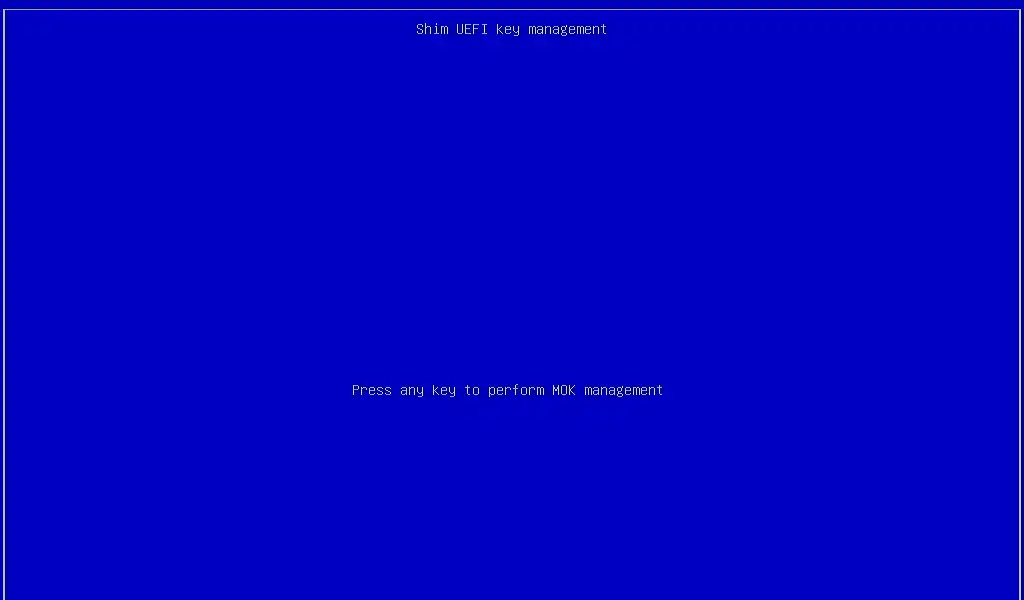 Ventoy Shim UEFI key management