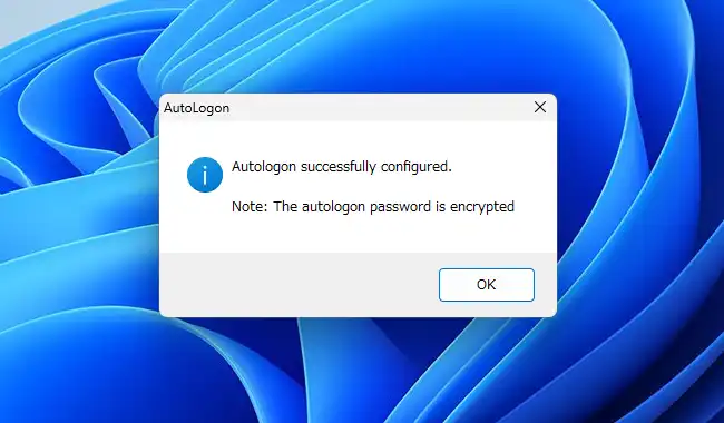 Autologonの有効化