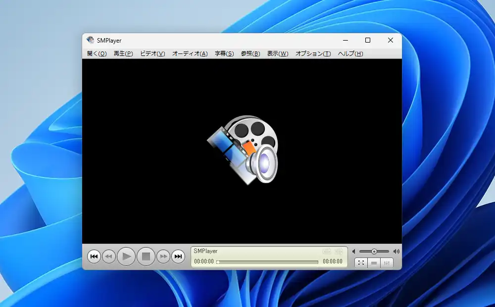 SMPlayer スキンの適用例