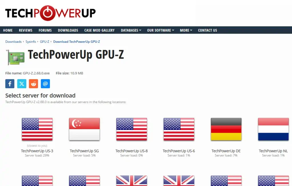 GPU-Zダウンロード