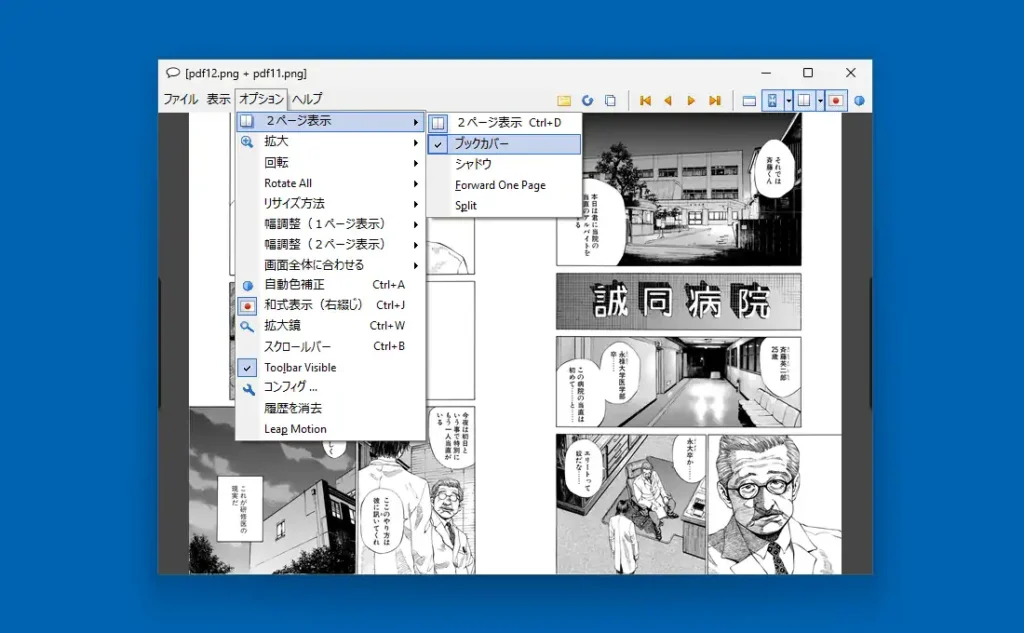 CDisplayEx オプションメニュー
