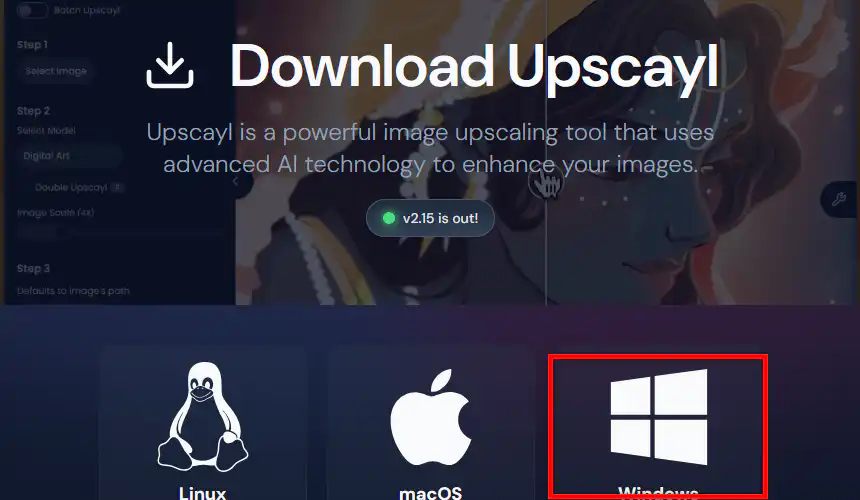 Upscayl公式サイト